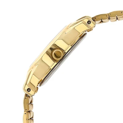 Titan Quartz Analog White Dial Stainless Steel Strap Watch for Women