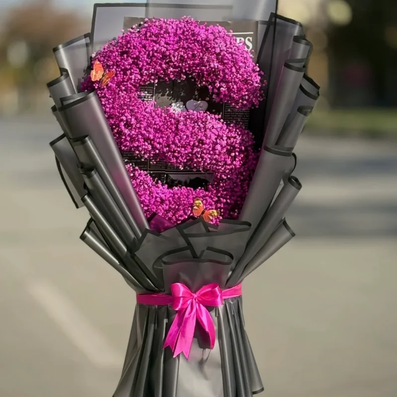 S Letter Flower Bouquet Delivery in Dhaka