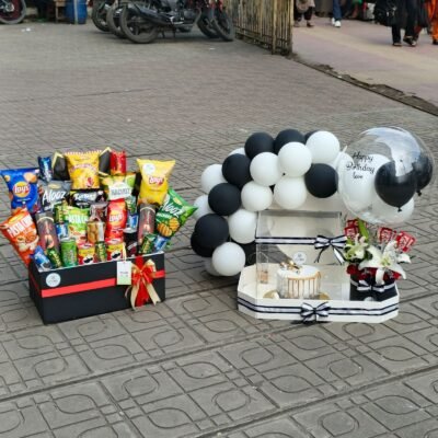 Black & White Theme Snack Lovers Combo