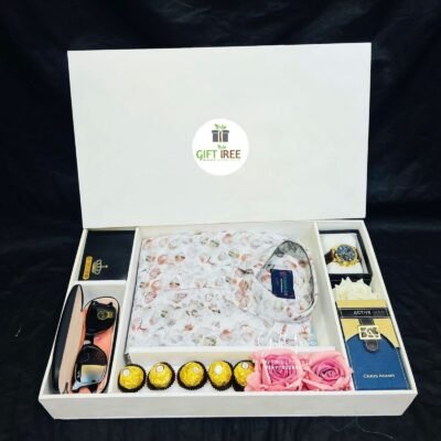 Men’s Gift Box with Shirt, Watch, Sunglasses, Wallet & Perfume