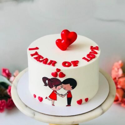 Anniversary Couple Cake 1kg