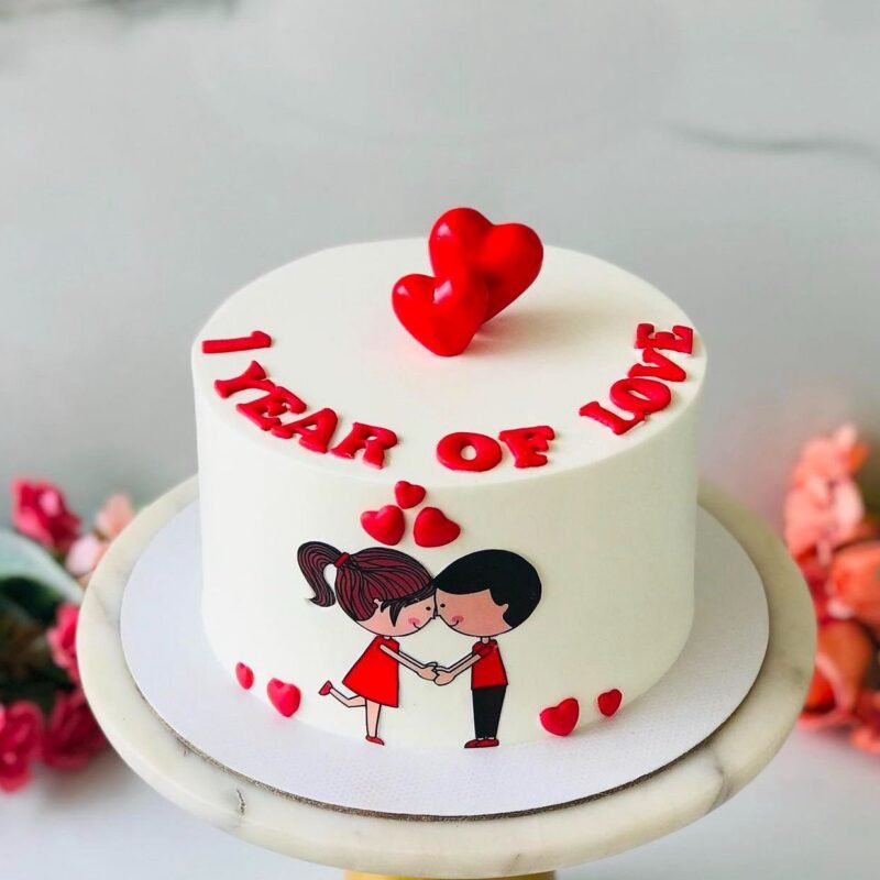 Anniversary Couple Cake 1kg