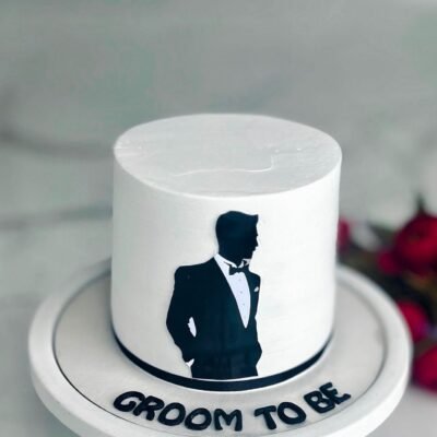 Groom To Be Silhouette Cake 1kg