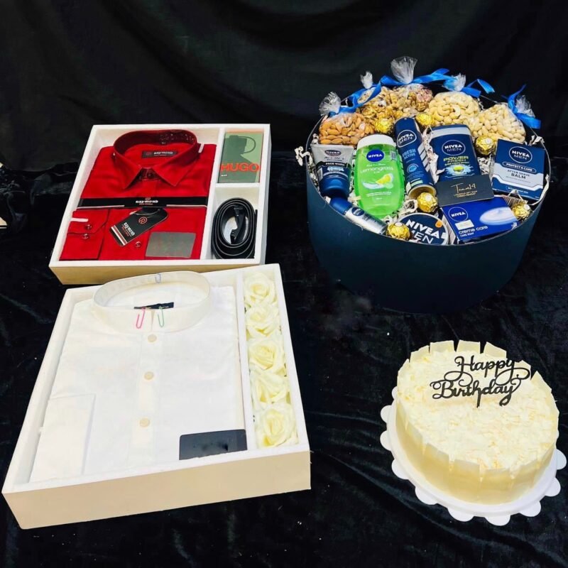 Men's Apparel & Nivea Grooming Hamper