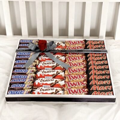 Snickers, Kinder Bueno, Twix & Mars Large Chocolate Tray