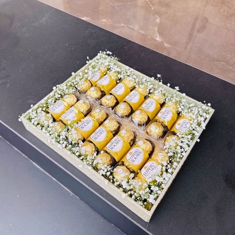 Ferrero Rocher Baby’s Breath Tray