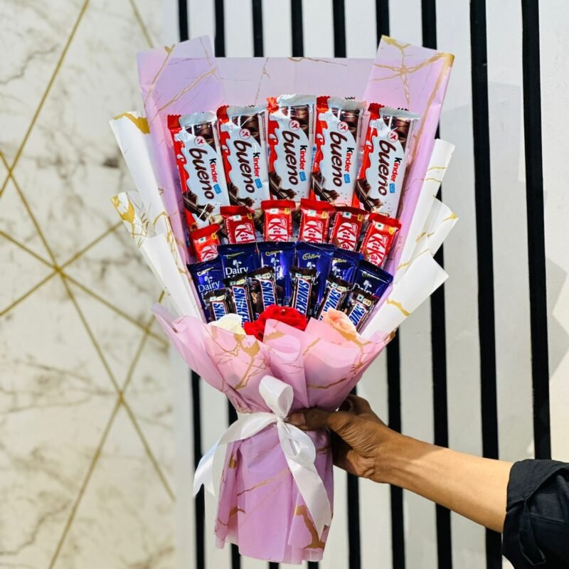 Kinder Bueno, KitKat, Dairy Milk & Snickers Mixed Chocolate Bouquet