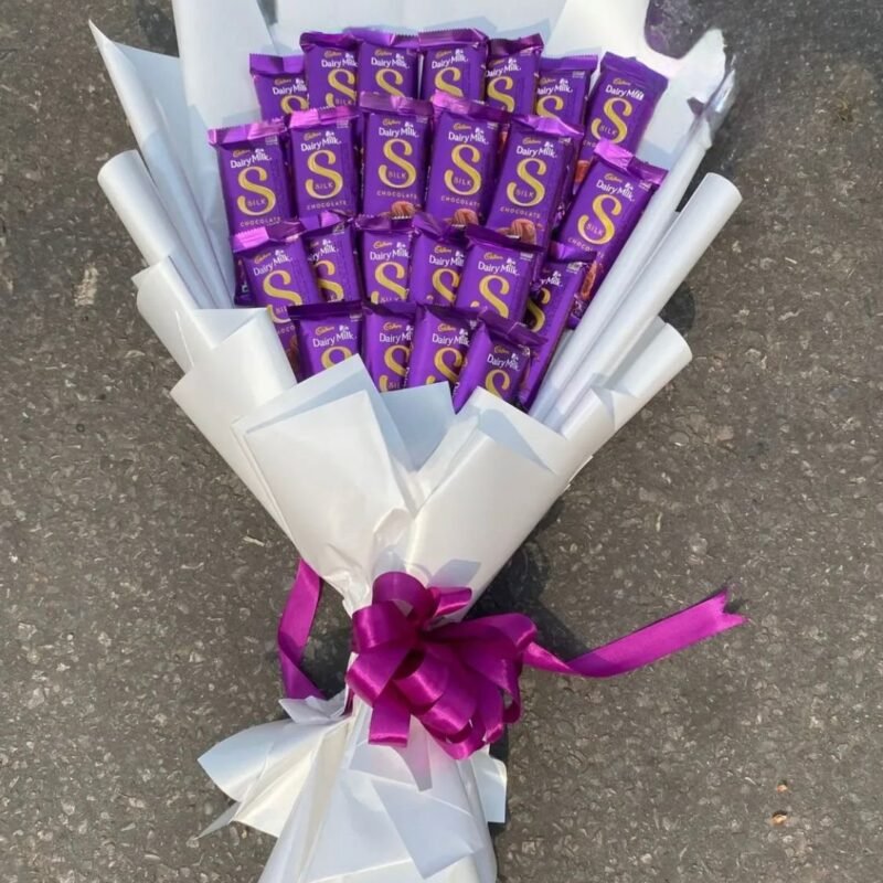 25pcs Cadbury Dairy Milk Silk Chocolate Bouquet